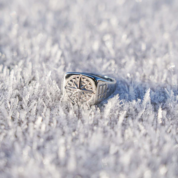 Northern Legacy Compass Signature - Sølvtonet ring