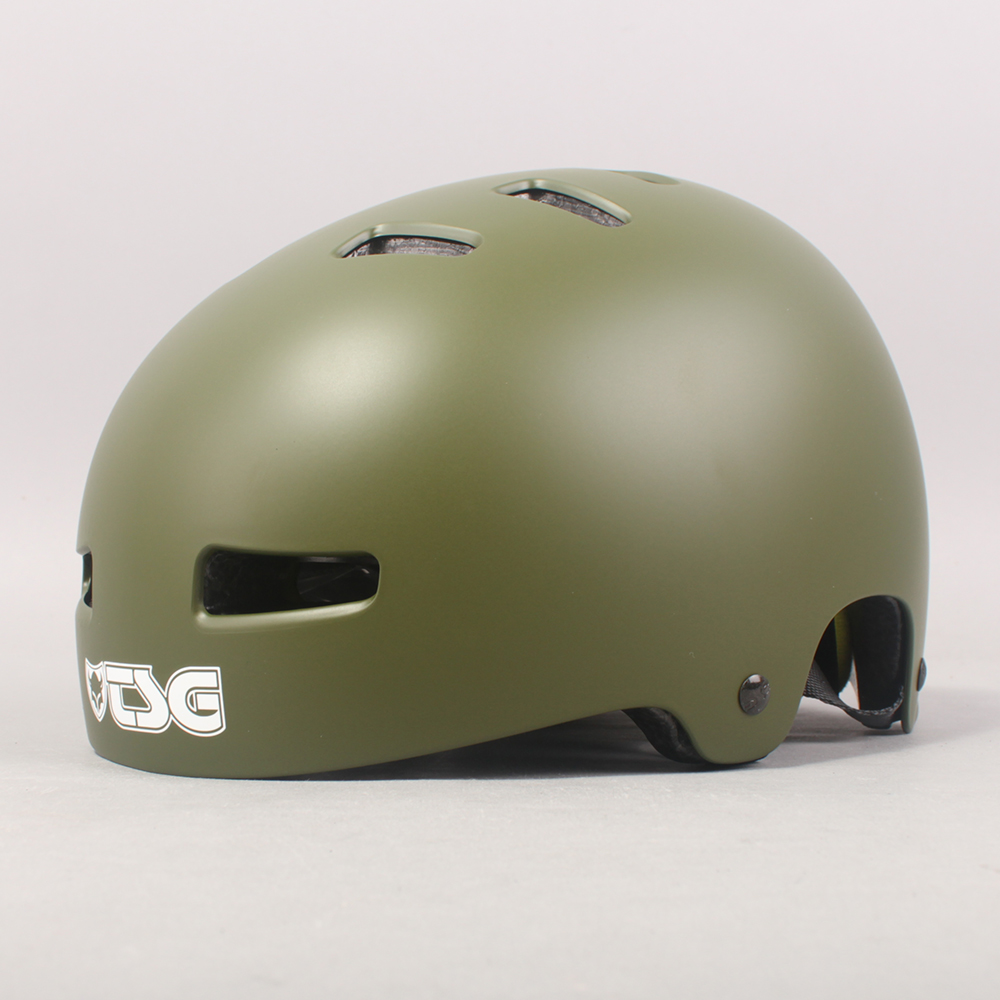 TSG Evolution Solid Color Helmet - Satin Olive