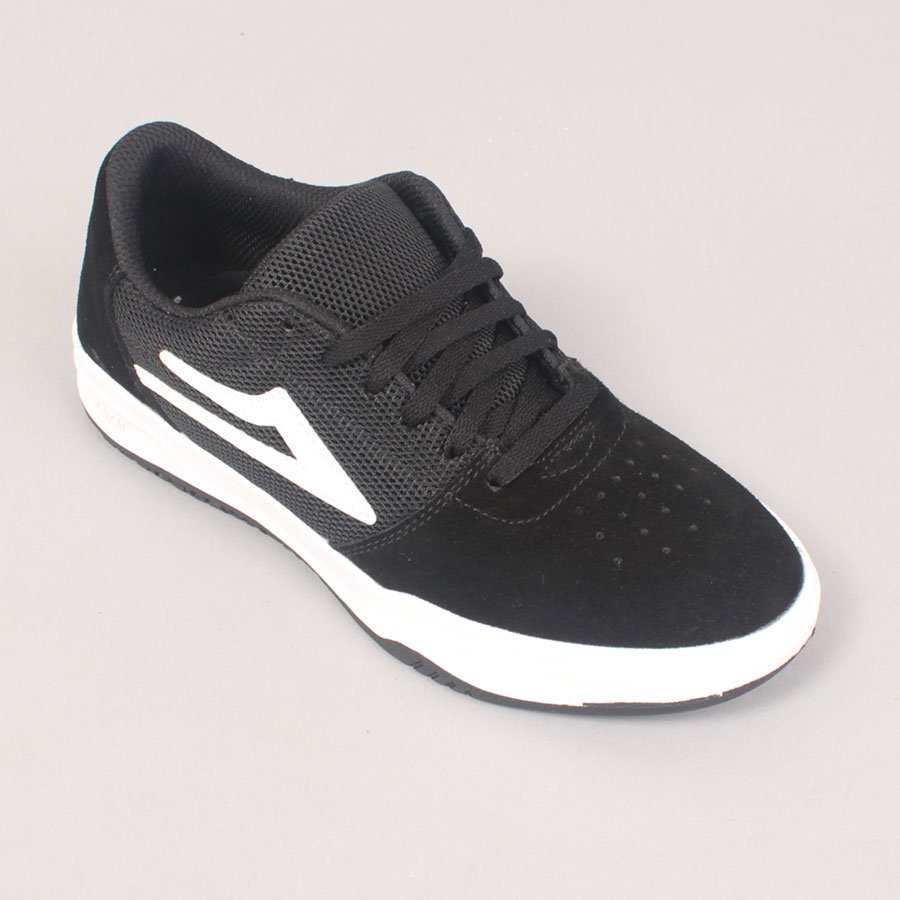 Lakai Brighton Kids - Black/White Suede