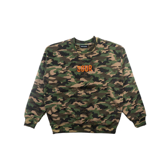 Sour Soloution Army Logo Crewneck - Camo