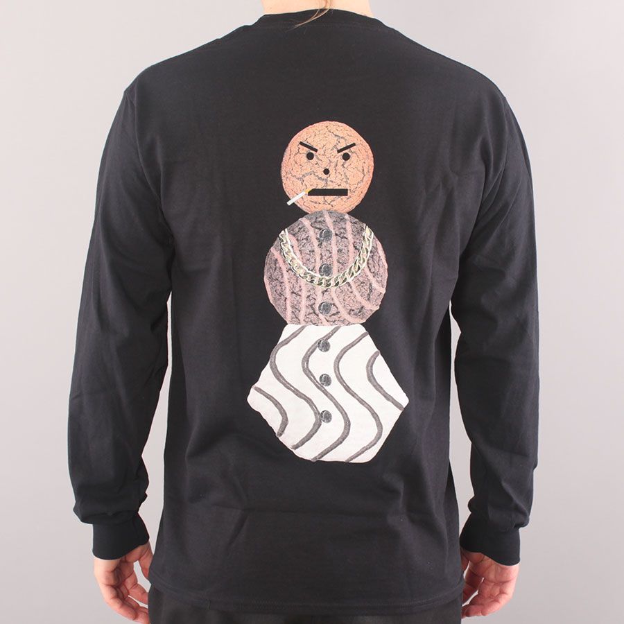 Quarter Snacks Snackman LS T-shirt - Black
