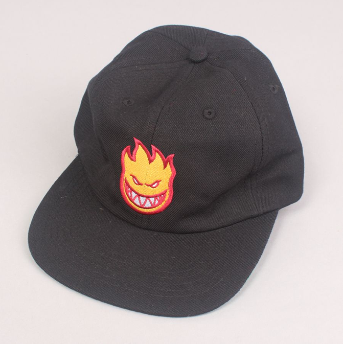 Spitfire Lil Bighead Fill Strapback 6 Panel Cap - Black/Gold/Green