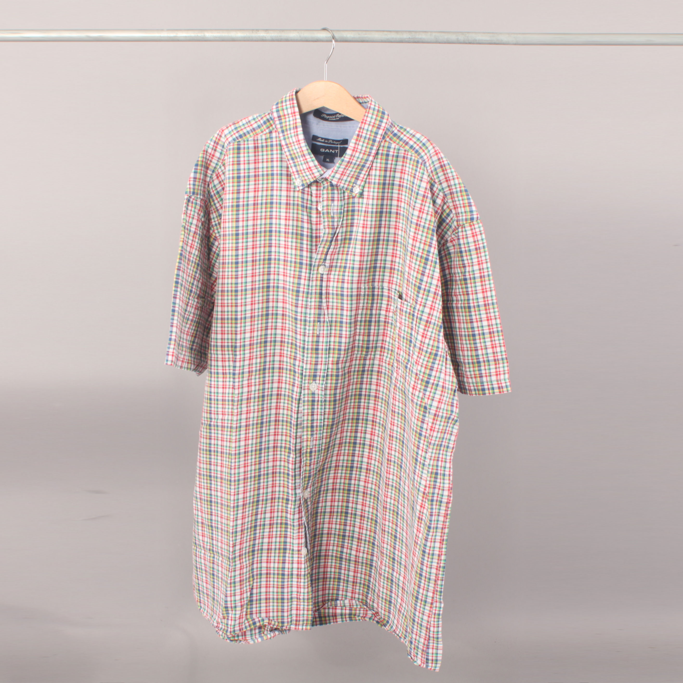 VINTAGE SS Checker Shirt - Red/Blue