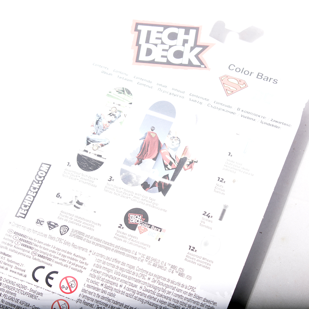 Tech Deck  x Superman Fingerboard pack (4  stk)