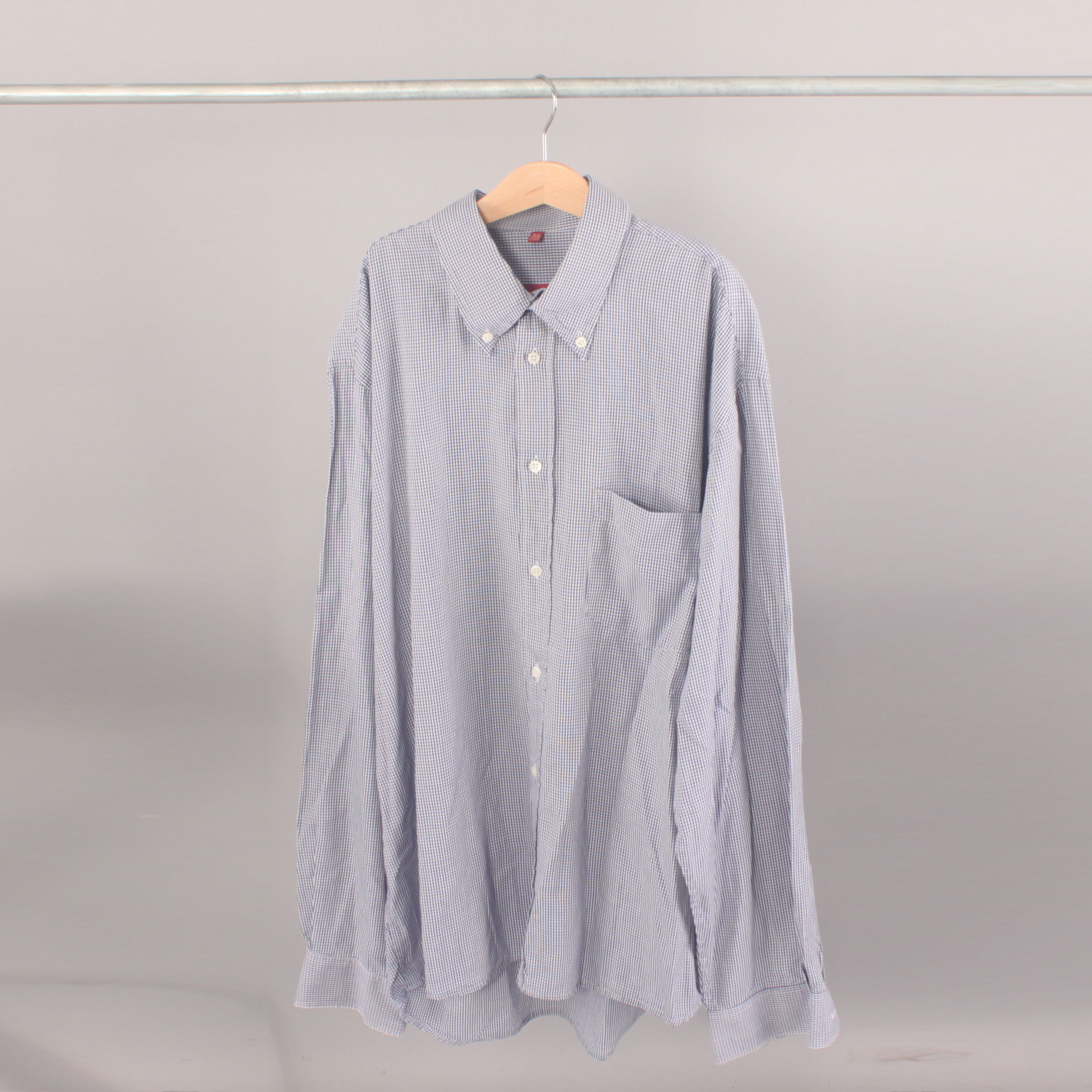VINTAGE LS Checker Shirt - Blue