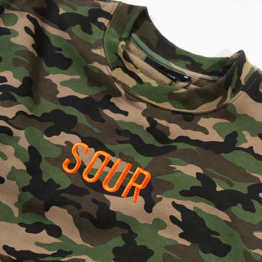 Sour Soloution Army Logo Crewneck - Camo