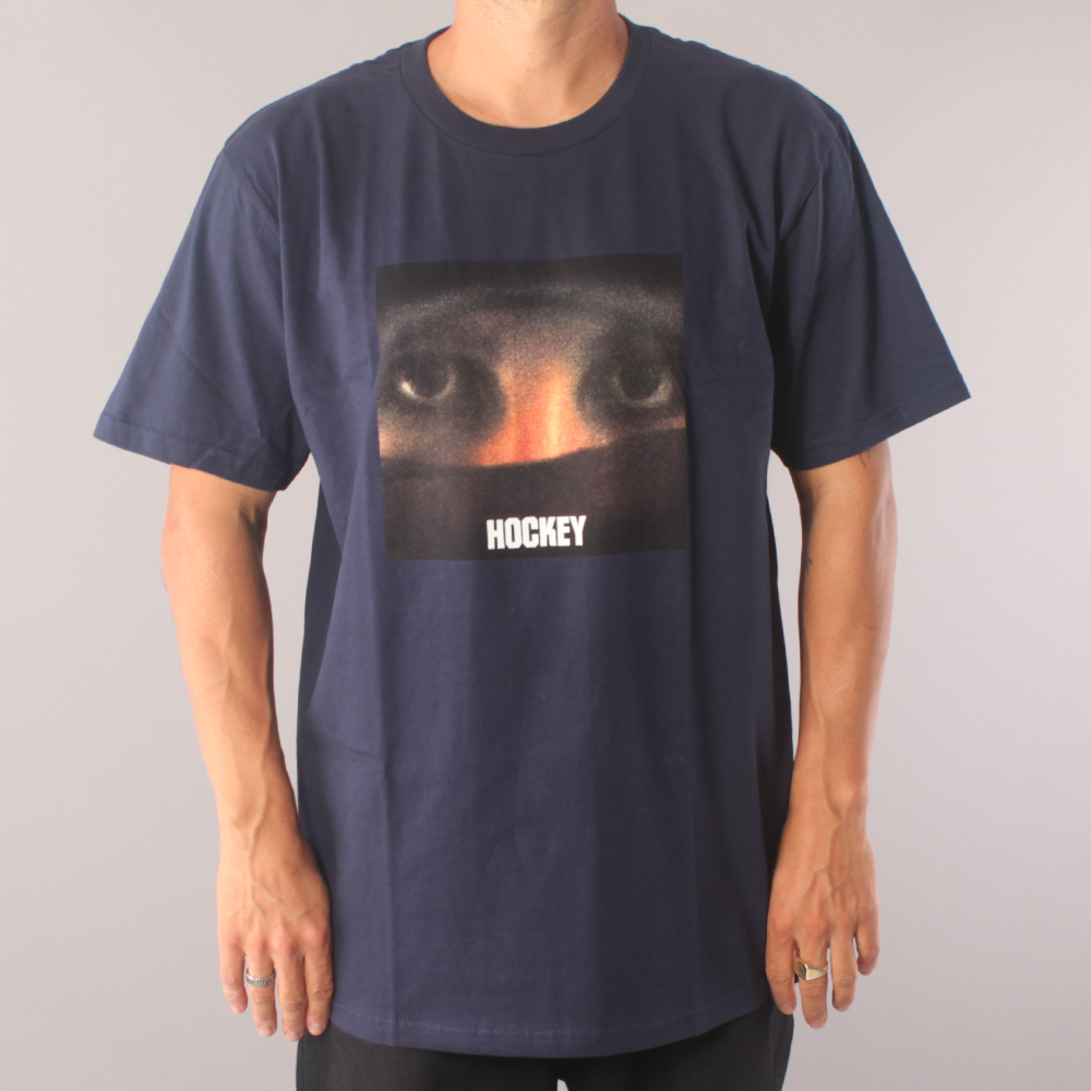 Hockey Crushed T-shirt - Navy