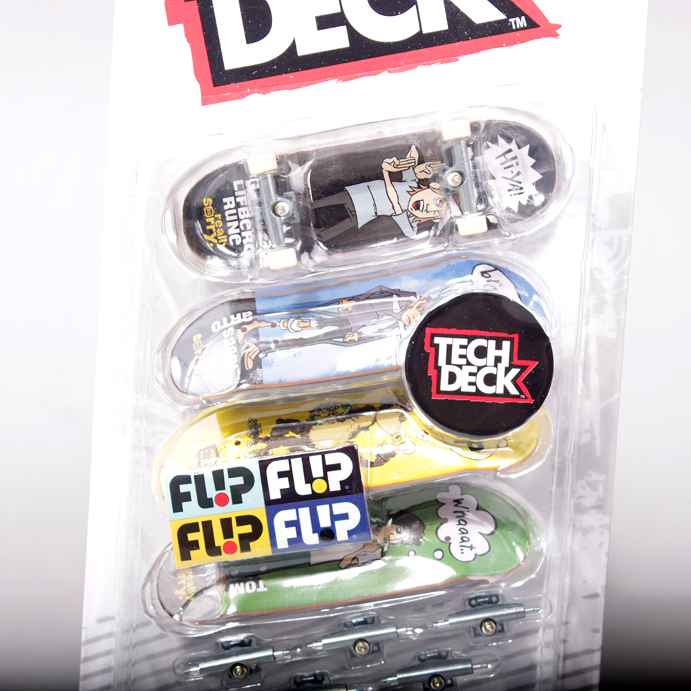 Tech Deck  x Flip Fingerboard pack (4  stk)