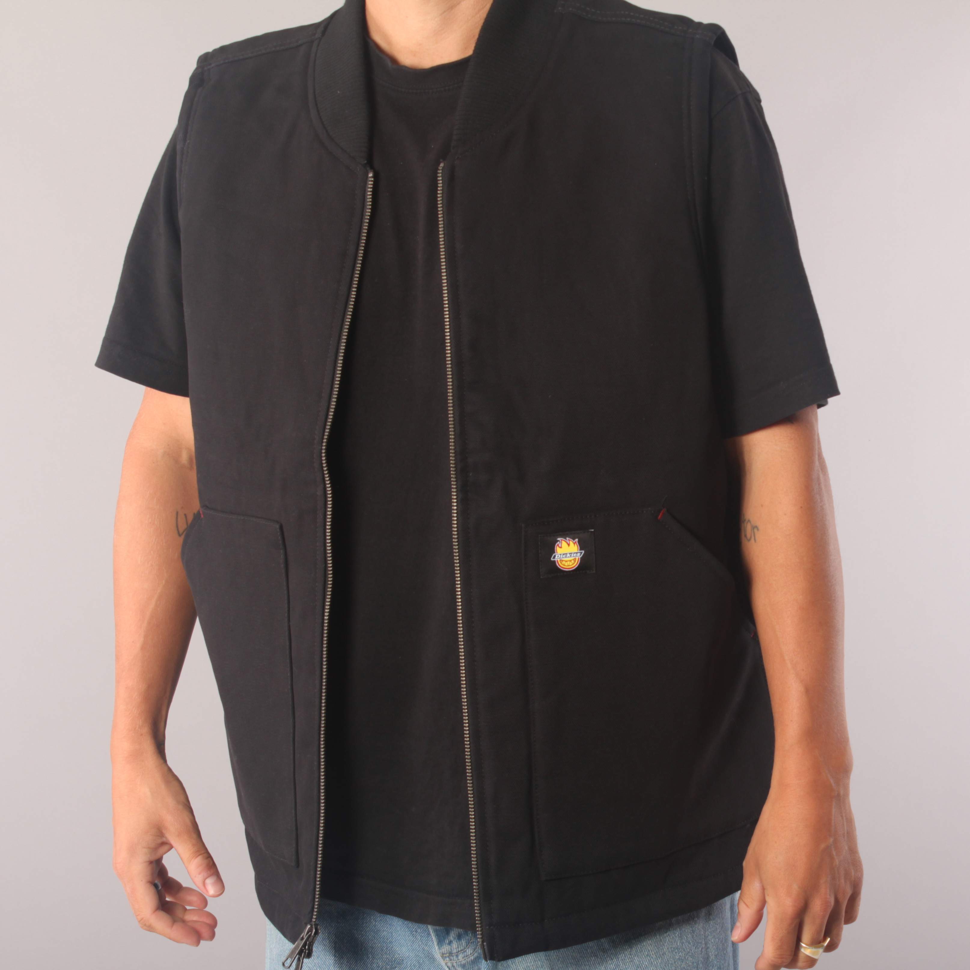 Dickies x Spitfire Vest - Black
