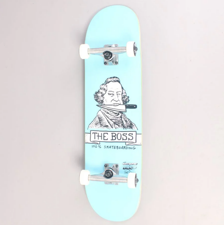 The Boss Shop x DLXSF x Todd Francis Sketchy Skateshop Complete Skateboard