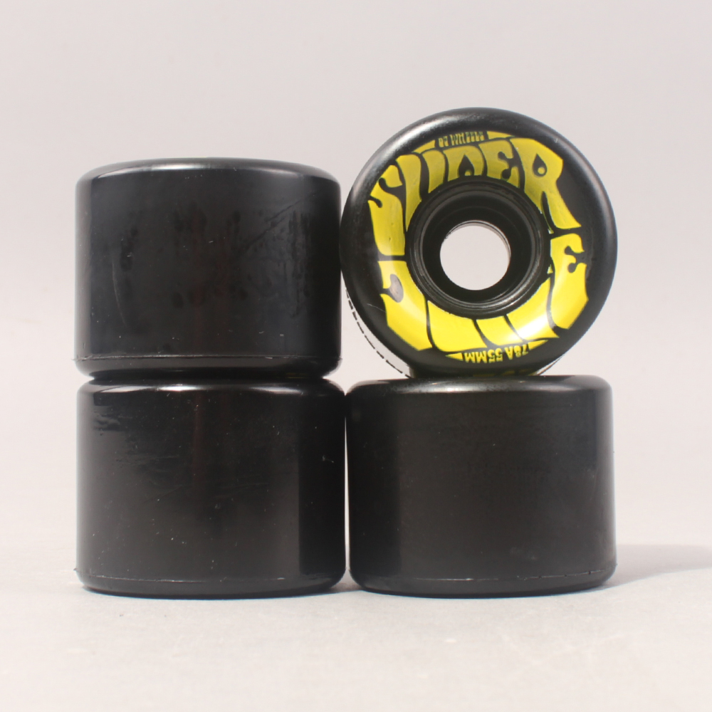 OJ Wheels Black Mini Super Juice Cruiser Wheels - 78A