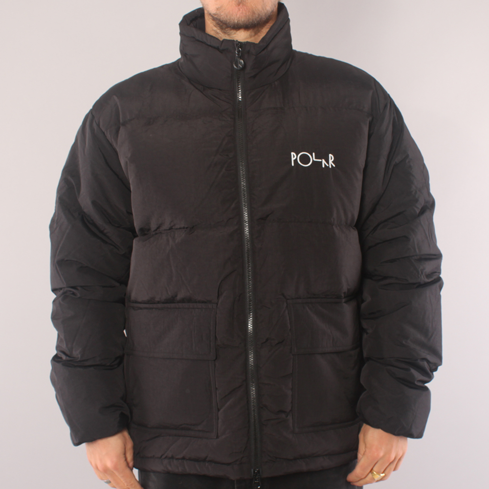 Polar Skate Co Pocket Puffer Jacket - Black