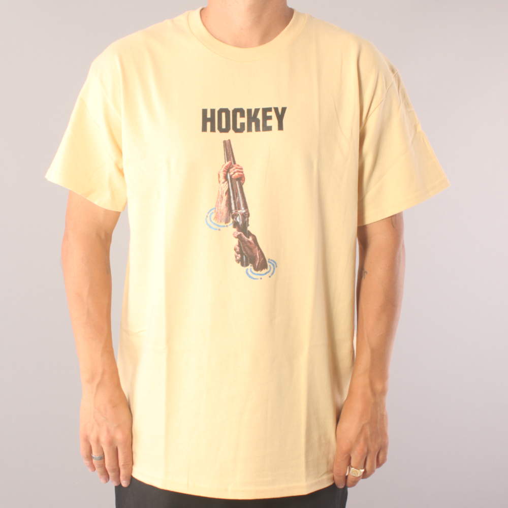 Hockey Shotgun T-shirt - Soft Gold