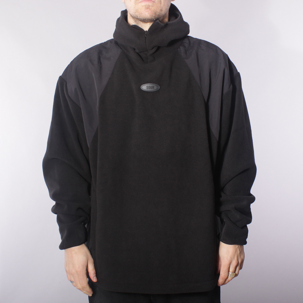 Sour Soloution Ninja Hoodie Micro Fleece - Black