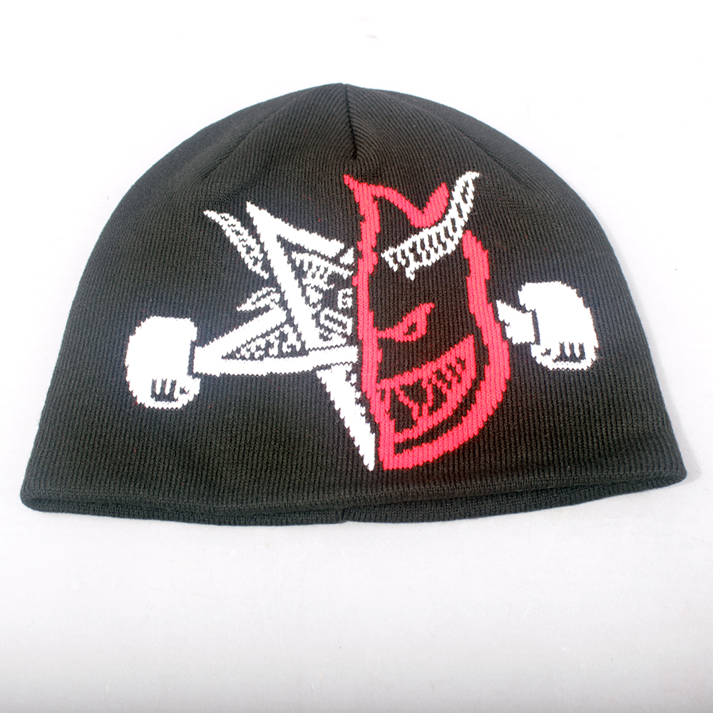 Thrasher x Spitfire Thrash & Burn Skully Beanie - Black