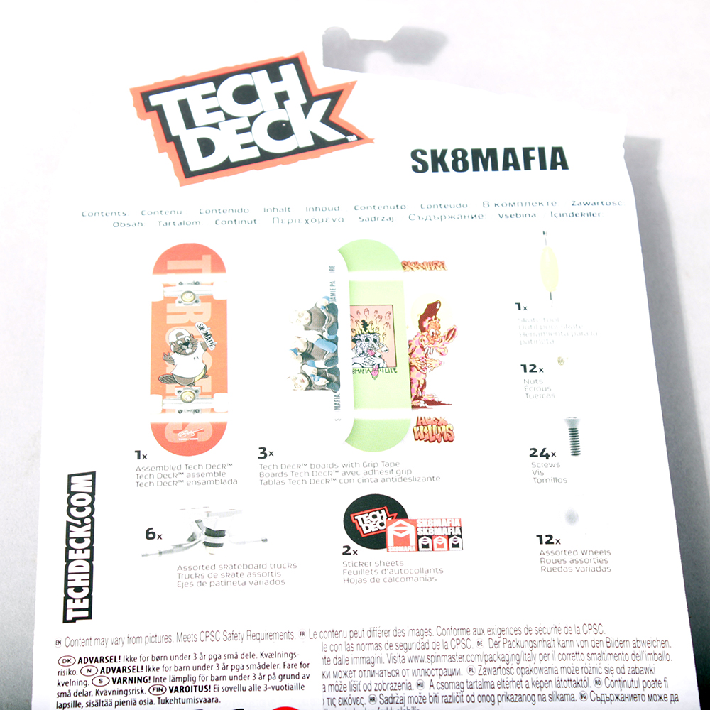 Tech Deck  x Sk8Mafia Fingerboard pack (4  stk)