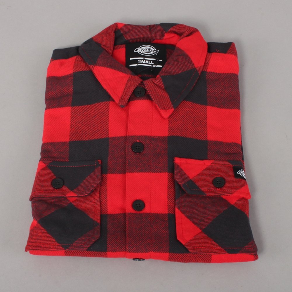 Dickies Sacramento LS Woven - Red
