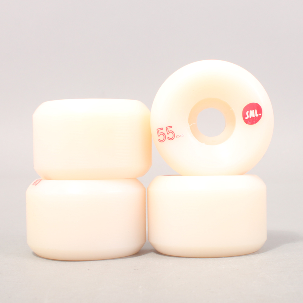 Sml Wheels Grocery Bag Skateboard Wheels - 99A White/Red