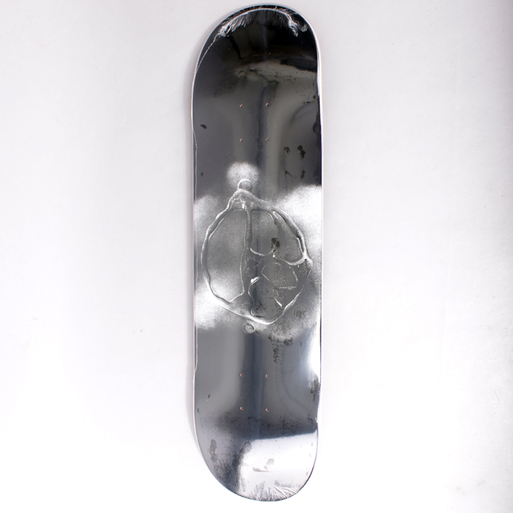 Polar Team Stroke Logo Black Skateboard Deck