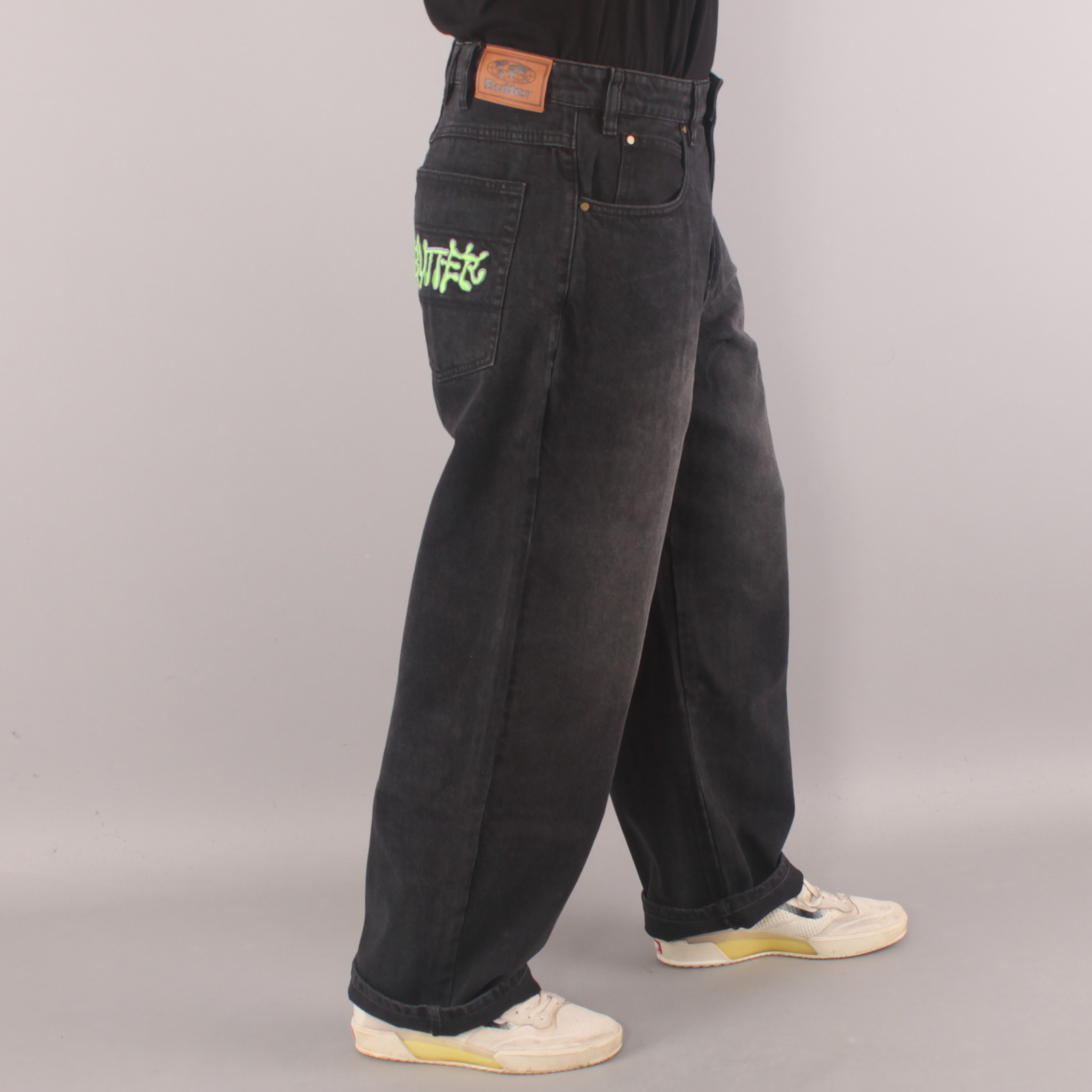 Butter Goods Ink Denim Jeans - Worn Black