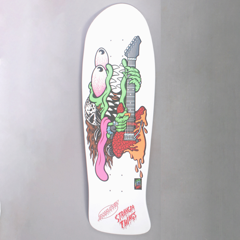Santa Cruz x Stranger Things Meek Slasher Eddie Reveal Skateboard Deck