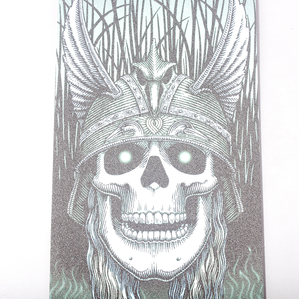 Powell Peralta Andy Anderson Green Skull Griptape 9"
