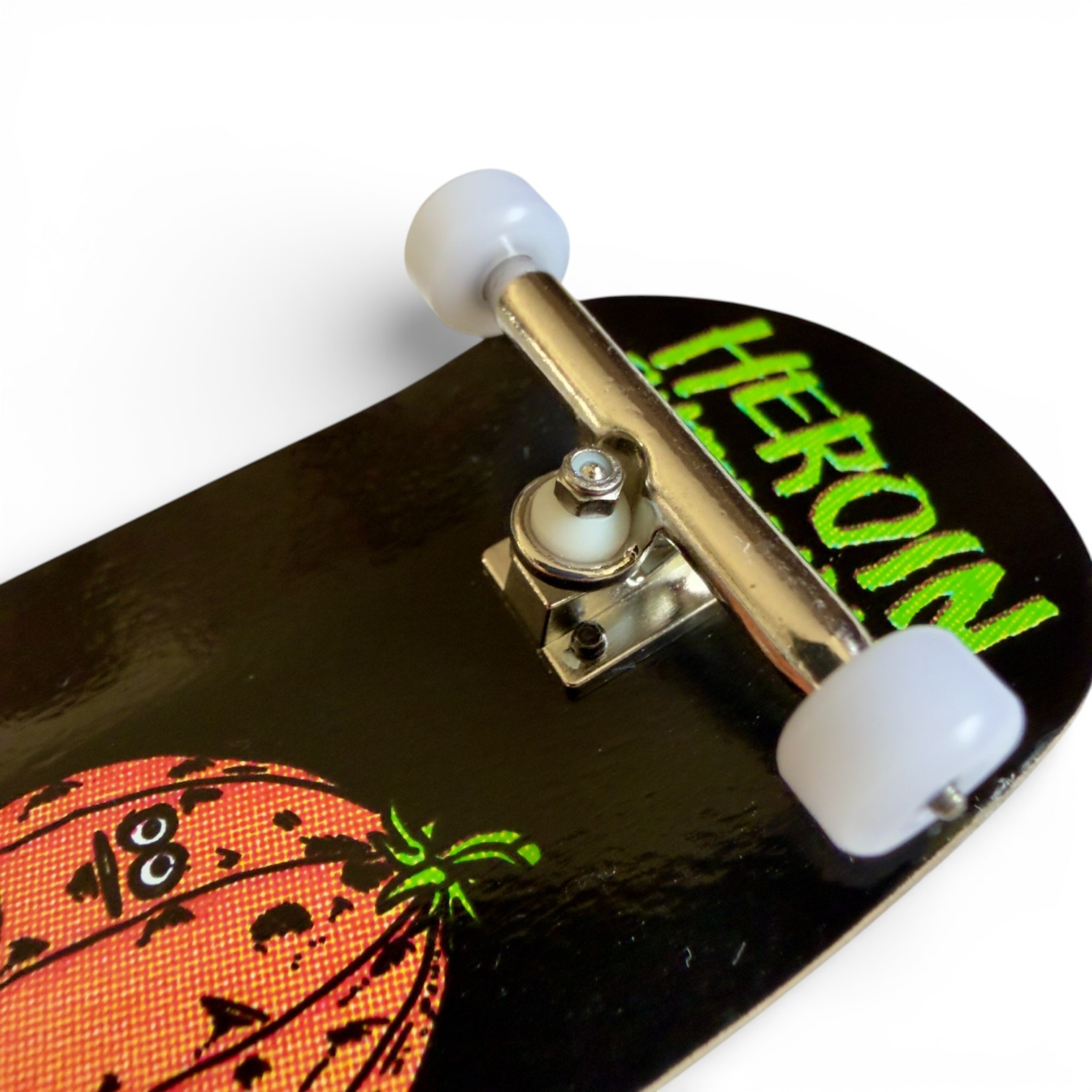 Custom X Heroin Pumpkin Wide Boy Complete Fingerboard - 36,5 mm